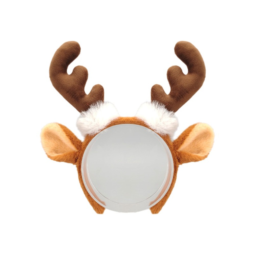 Reindeer Antlers Headband - Realistische Pluche Hoofdband met Hertenhoorns, Schattig