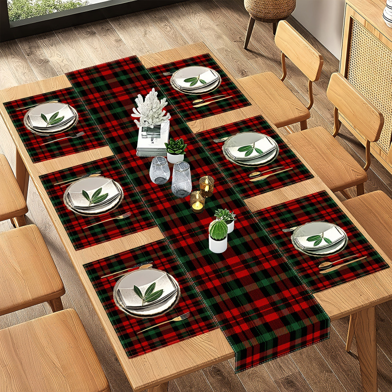 7-delige kerstplacemat en tafe - Christmas Table Runner recensie en prijs