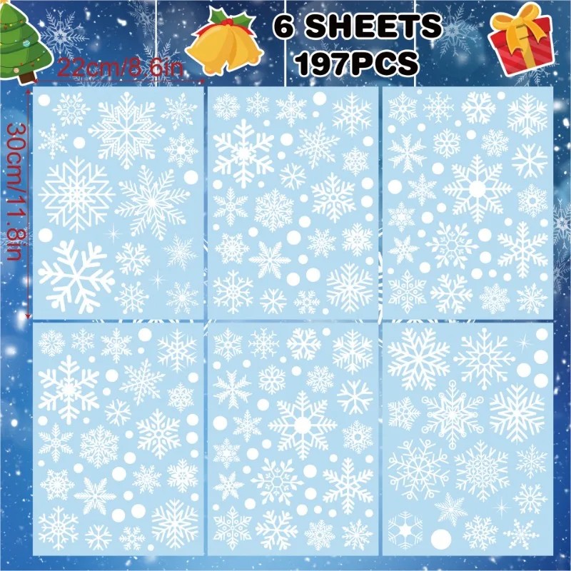 Kerst raamstickers sneeuwvlokk - Snowflake Window Decal recensie en prijs