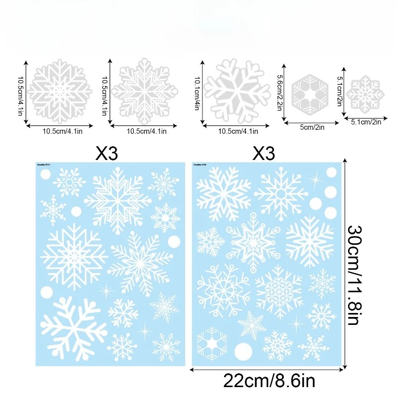 Kerst raamstickers sneeuwvlokk - Snowflake Window Decal recensie en prijs