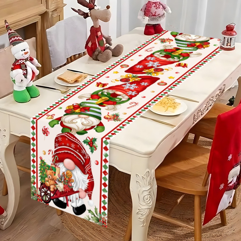 Kerst Tafelloper Faceless Gnom - Christmas Table Runner recensie en prijs