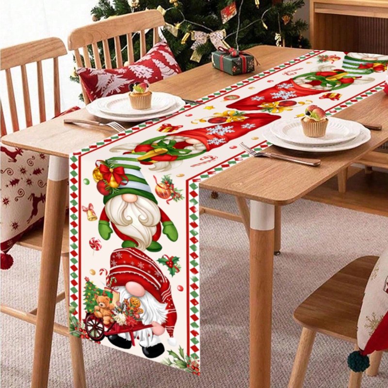 Kerst Tafelloper Faceless Gnom - Christmas Table Runner recensie en prijs