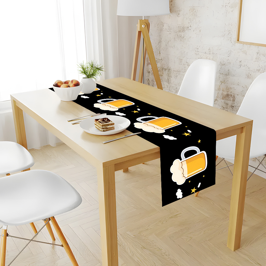 1 st 2D plat bedrukte tafellop - Christmas Table Runner recensie en prijs