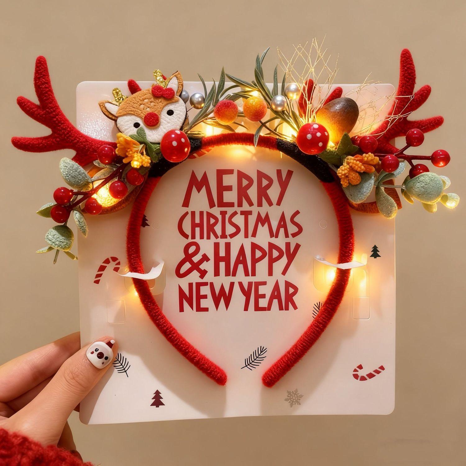 Kerst rendiergewei hoofdband m - Reindeer Antlers Headband recensie en prijs