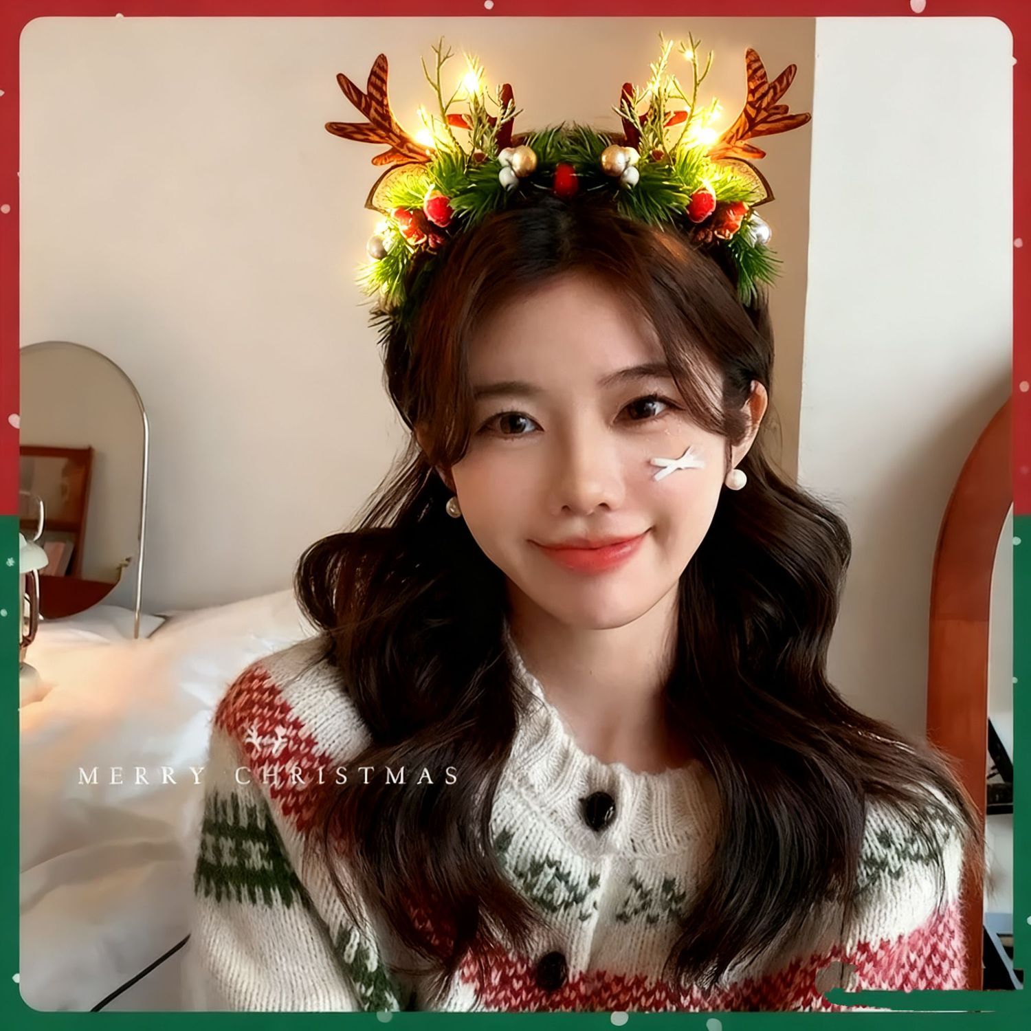 Kerst rendiergewei hoofdband m - Reindeer Antlers Headband recensie en prijs