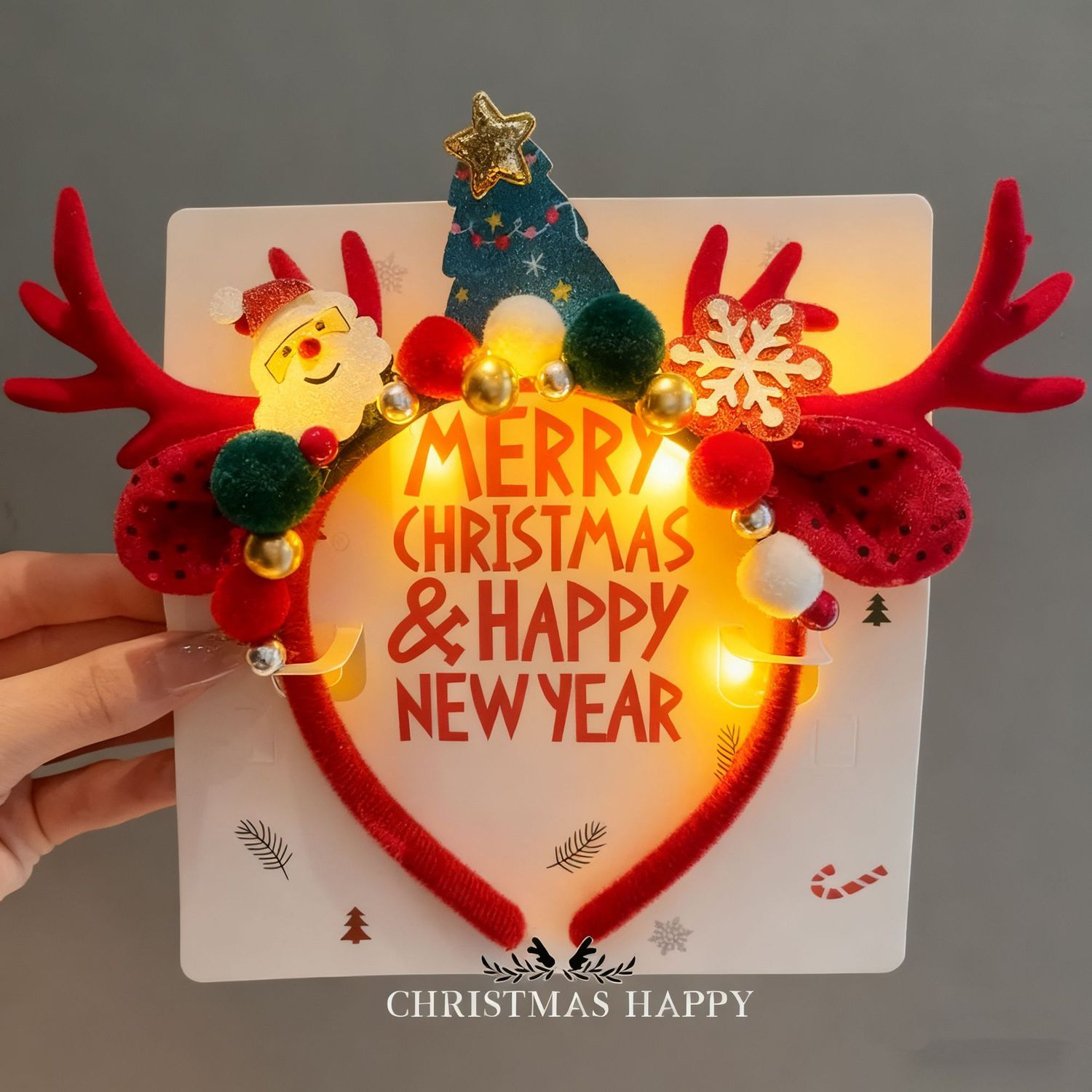 Kerst rendiergewei hoofdband m - Reindeer Antlers Headband recensie en prijs