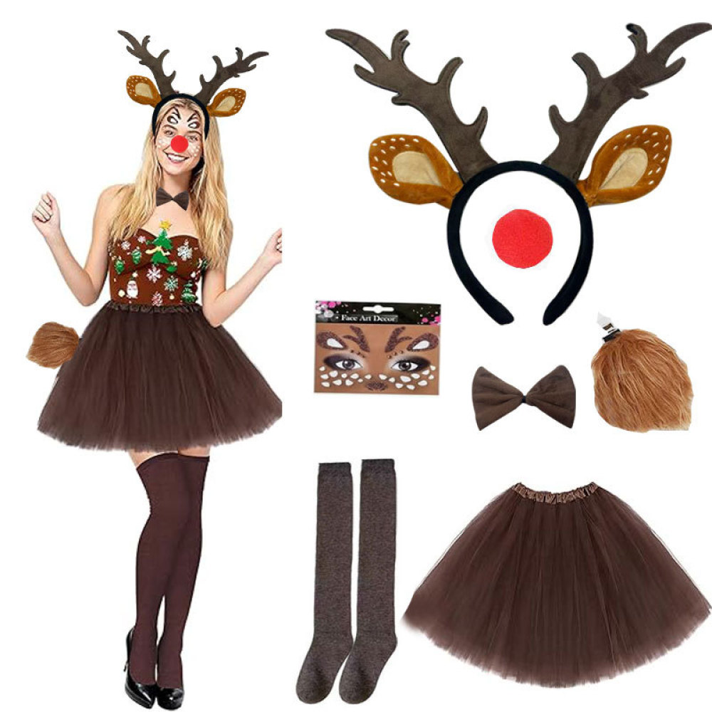 Kerst rendiergewei hoofdband k - Reindeer Antlers Headband recensie en prijs