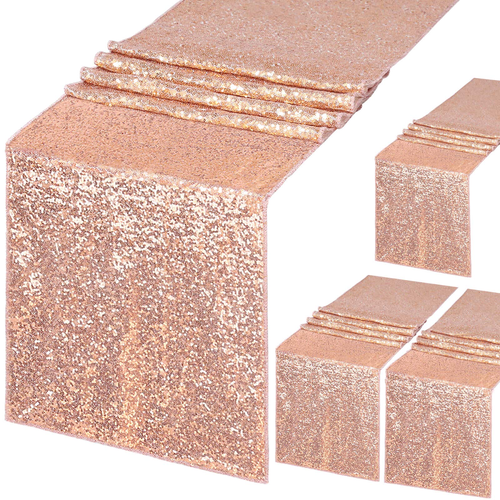 4 stuks glitter pailletten taf - Christmas Table Runner recensie en prijs