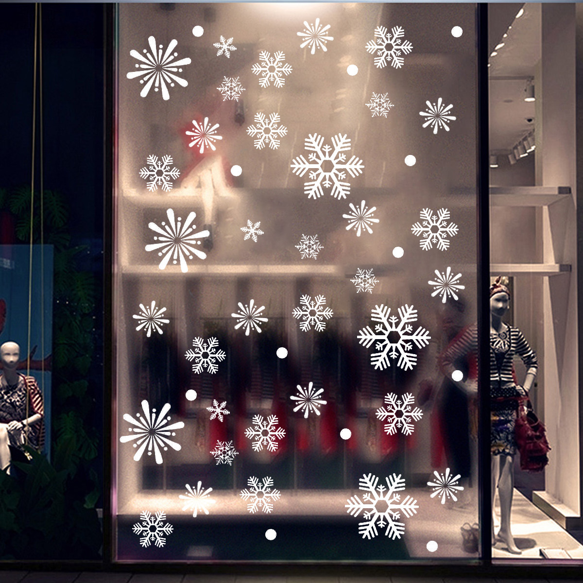 2 stuks sneeuwvlokken zelfklev - Snowflake Window Decal recensie en prijs