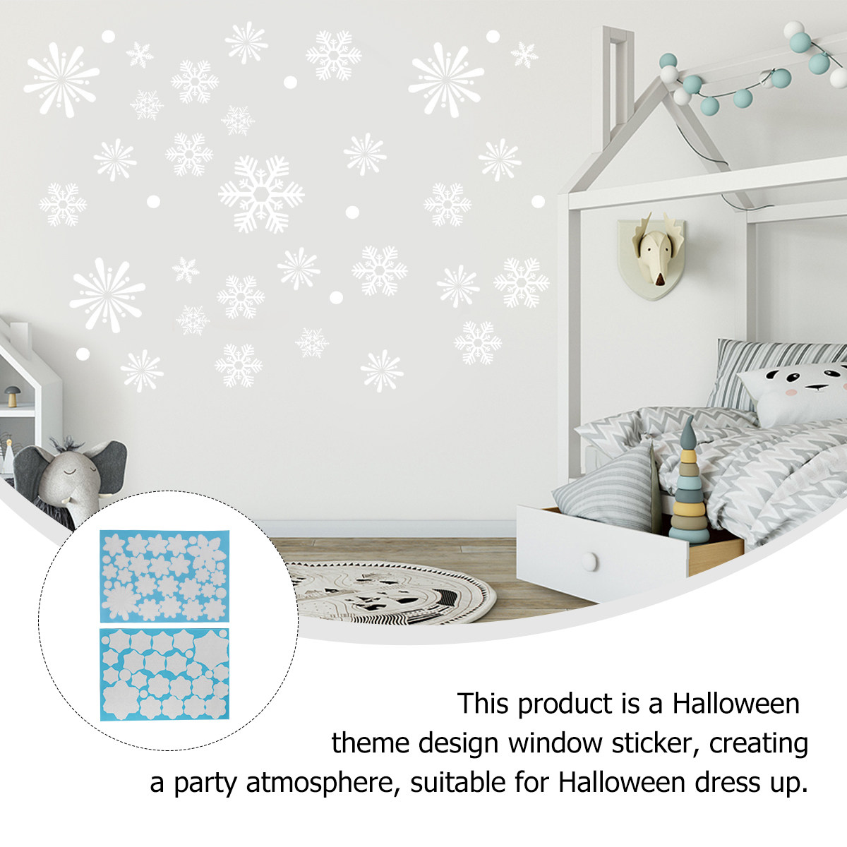 2 stuks sneeuwvlokken zelfklev - Snowflake Window Decal recensie en prijs