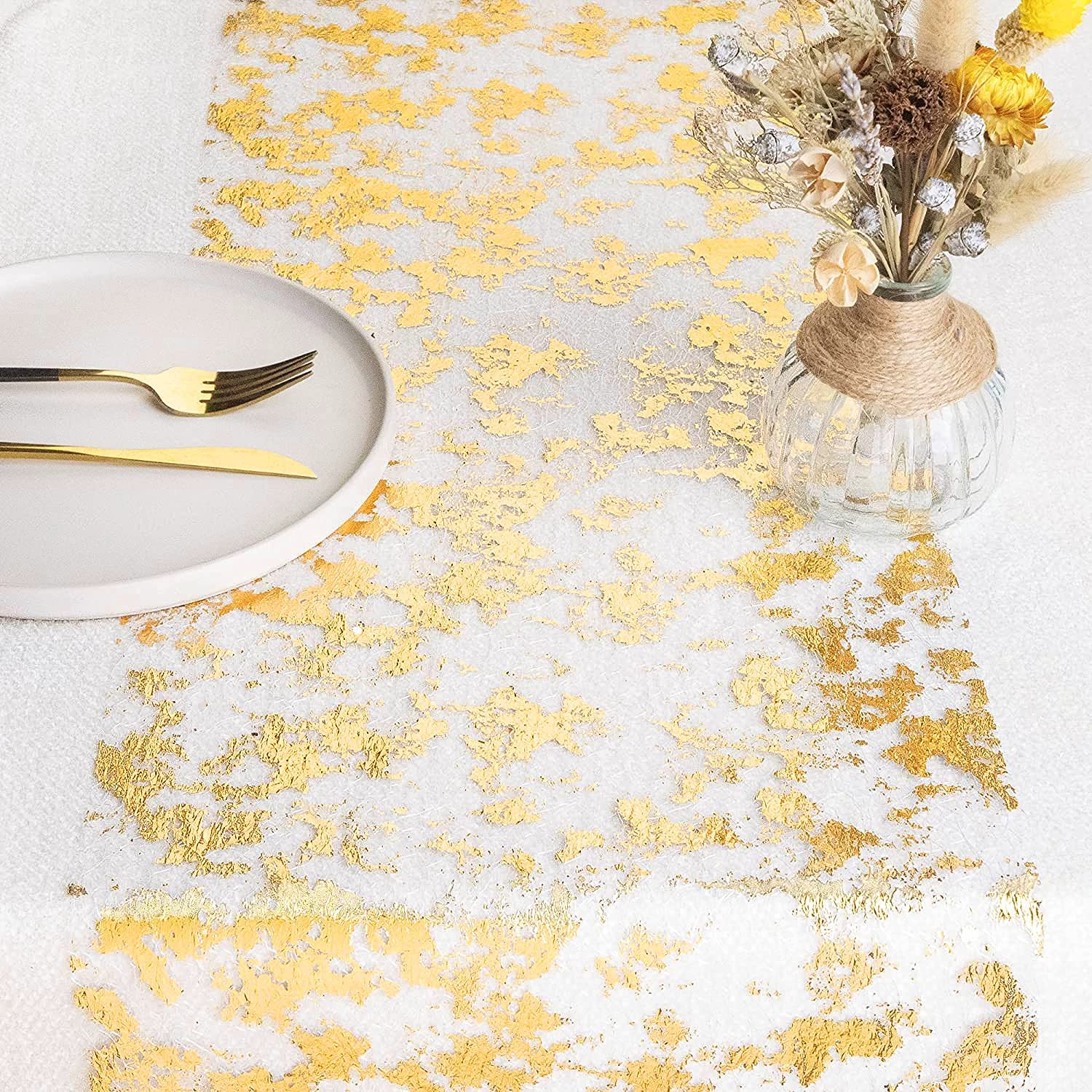 Sparkle Metallic Goud Dunne Ta - Christmas Table Runner recensie en prijs