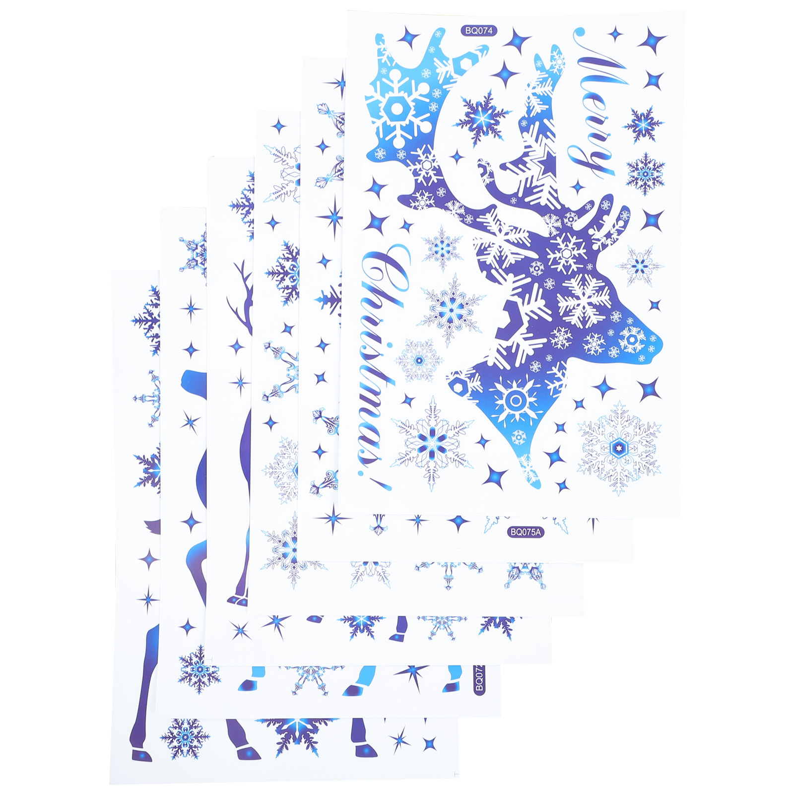 6 vellen sneeuwvlok raamsticke - Snowflake Window Decal recensie en prijs
