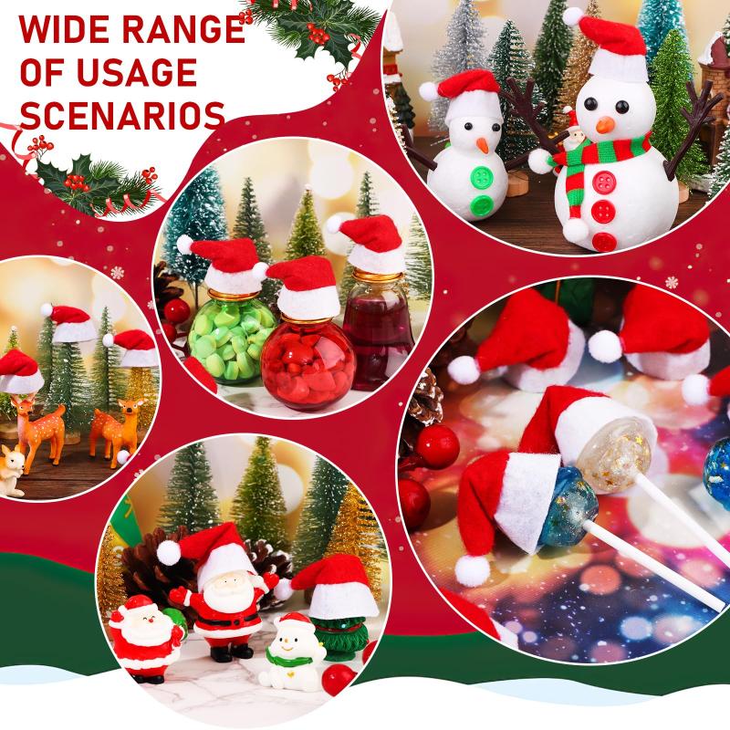 NIEUW 30 STUKS Mini Kerstmutse - Santa Hat Plush recensie en prijs
