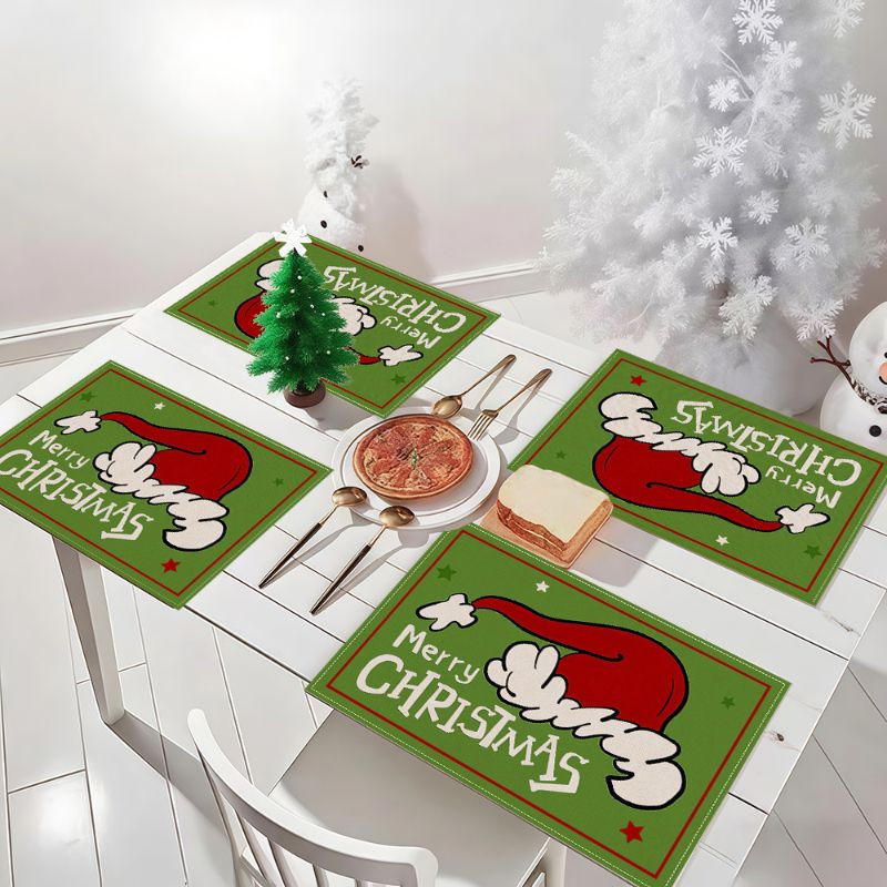 VIKAMA Leuke cartoon kersttafe - Christmas Table Runner recensie en prijs