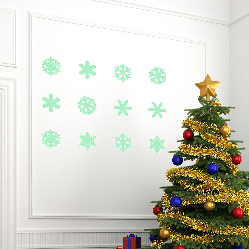 1Set Lichtgevende Kerst Sneeuw - Snowflake Window Decal recensie en prijs