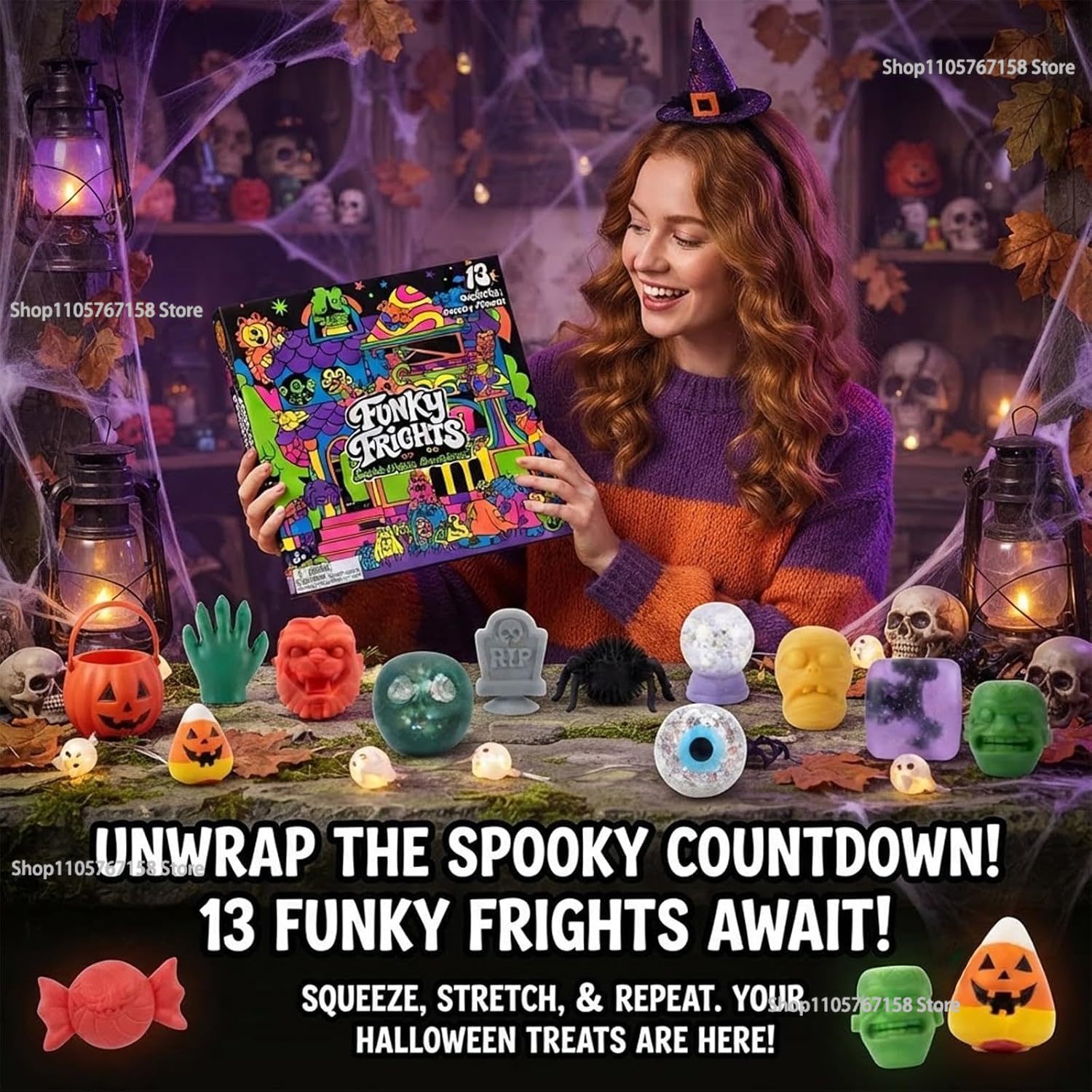 Halloween Adventskalender, gri - Advent Calendar Gift recensie en prijs