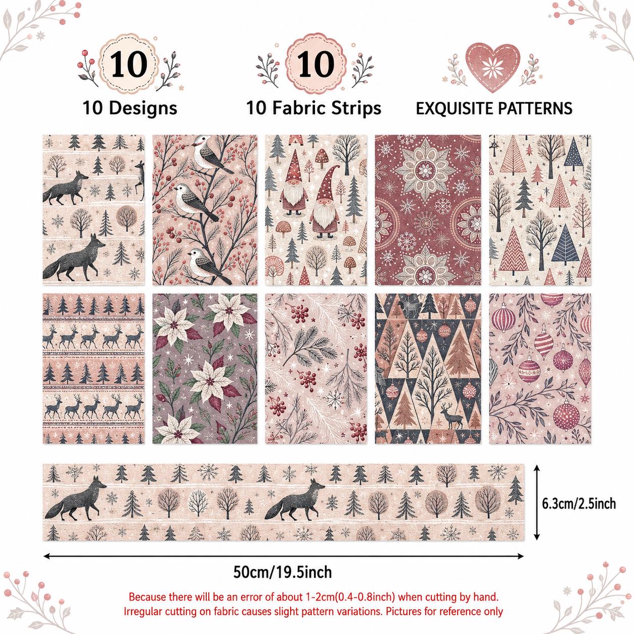 10 stuks Kerstpatroon Jelly Ro - Christmas Table Runner recensie en prijs
