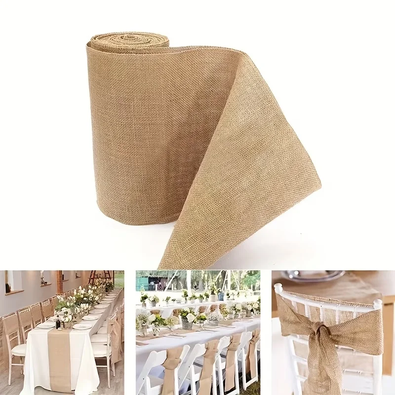 Nieuw ontwerp beige jute rol 3 - Christmas Table Runner recensie en prijs