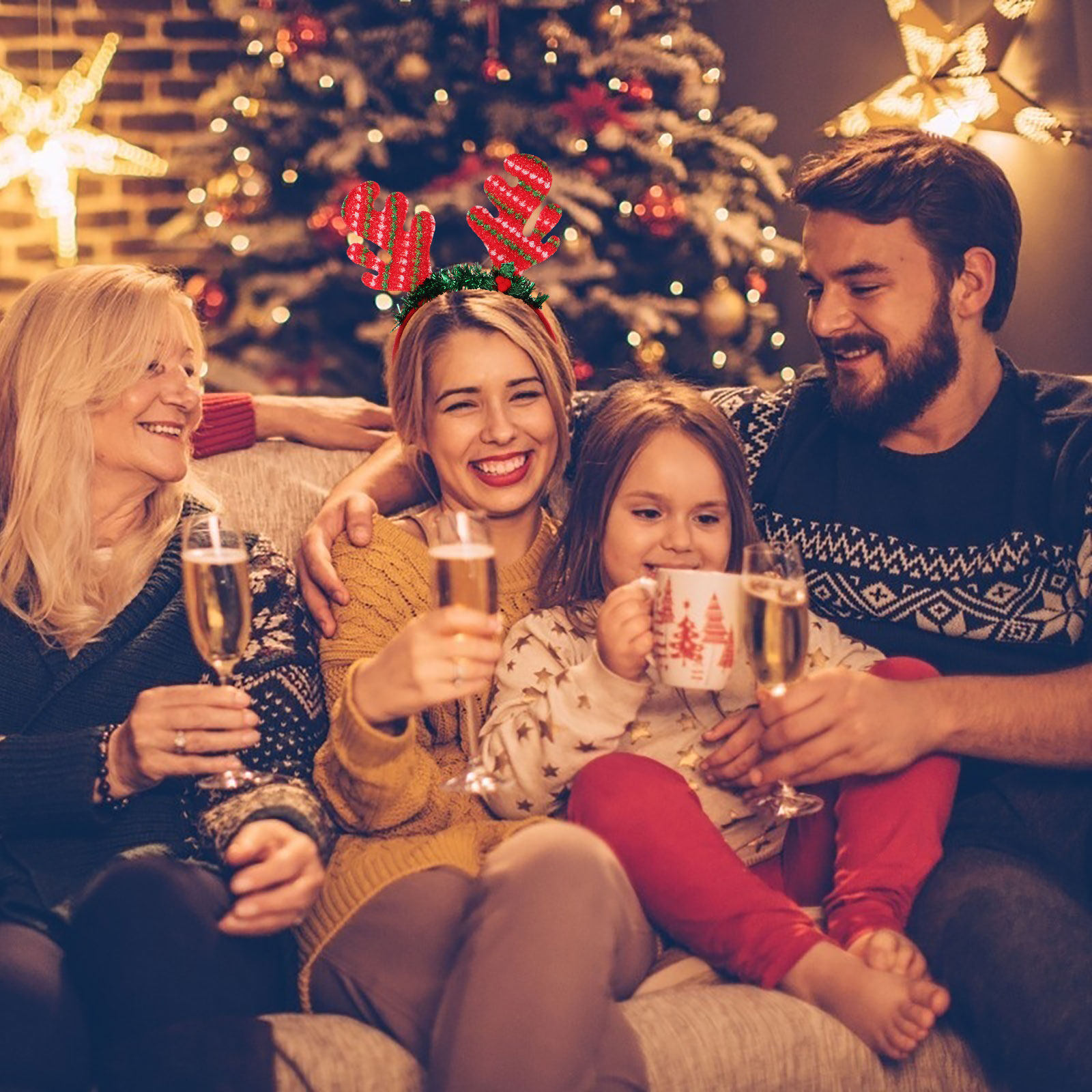 Kerst rendiergewei hoofdband k - Reindeer Antlers Headband recensie en prijs
