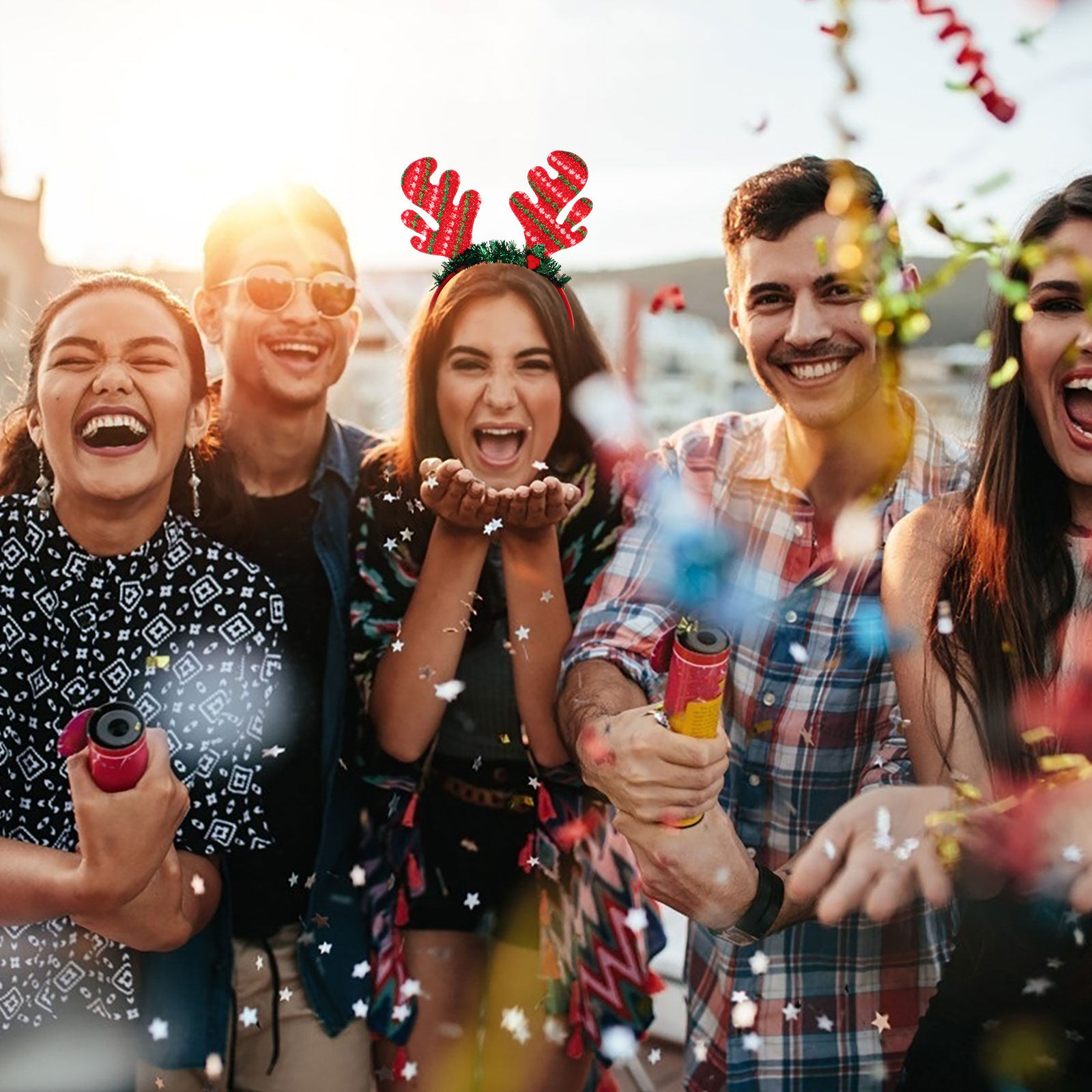 Kerst rendiergewei hoofdband k - Reindeer Antlers Headband recensie en prijs