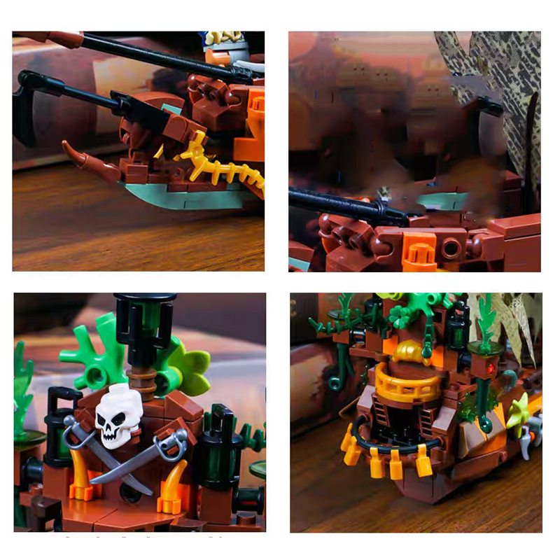 Creatieve MOC Piratenboot Schi - Lego Set Creator recensie en prijs